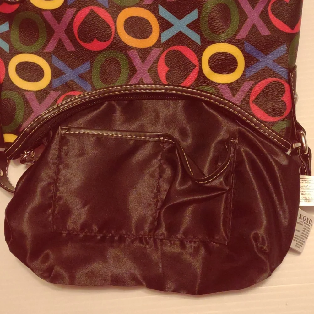 ♥️🌀🤸VINTAGE Y2K XOXO Accessories Rainbow Logo Purse - Picture 9 of 15